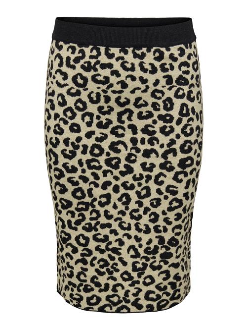 ONLY Carmakoma Nederdel 'CARIbi'  beige / sort