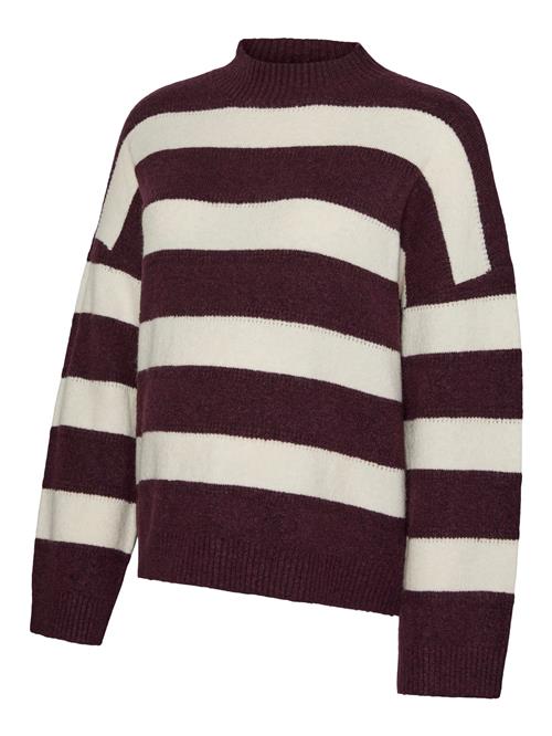 Vero Moda Maternity Pullover 'VMMINEZ'  creme / vinrød