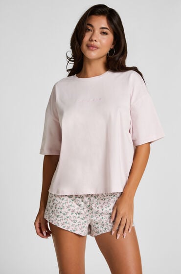Hunkemöller Pyjama Set Cotton Jersey Short Lilla