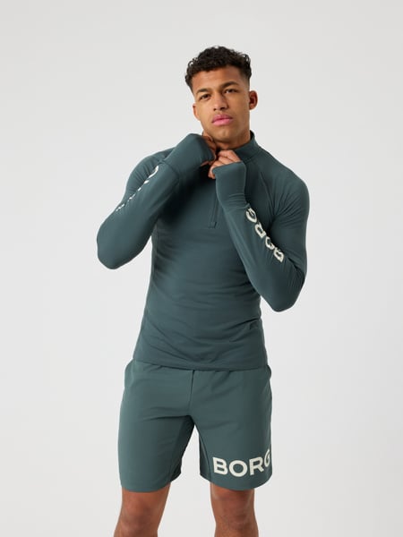 Björn Borg Borg Midlayer Half Zip Grøn, S