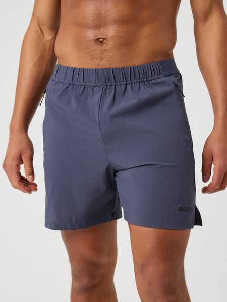 Björn Borg Borg Zip Shorts 7 Inch Blå, L