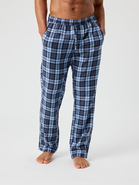 Björn Borg Core Flannel Pyjama Pants Blå, M