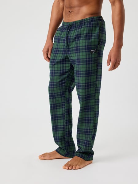 Björn Borg Core Flannel Pyjama Pants Grøn, M