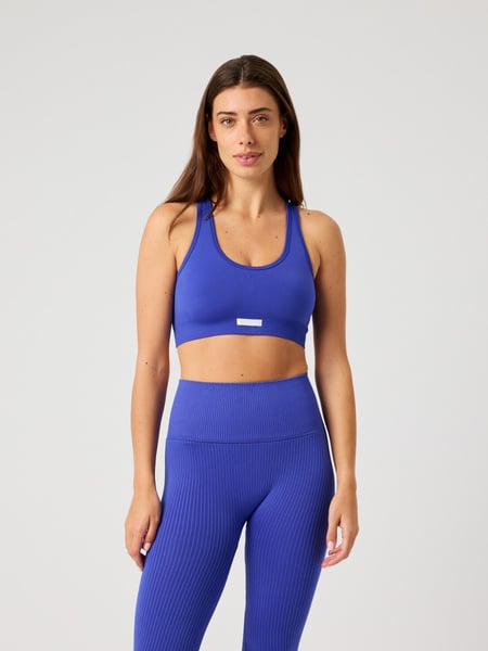 Björn Borg Studio Seamless Low Sports Bra Blå, XSS