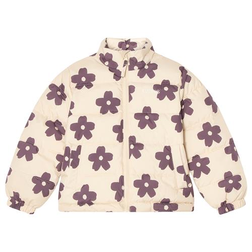 Kuling Bern Puffer-jakke Aubergine Flower  104cm  Hvid  104 cm  Unisex