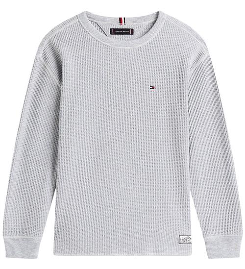 Tommy Hilfiger Bluse - Strik - Light Grey HeatherGREY