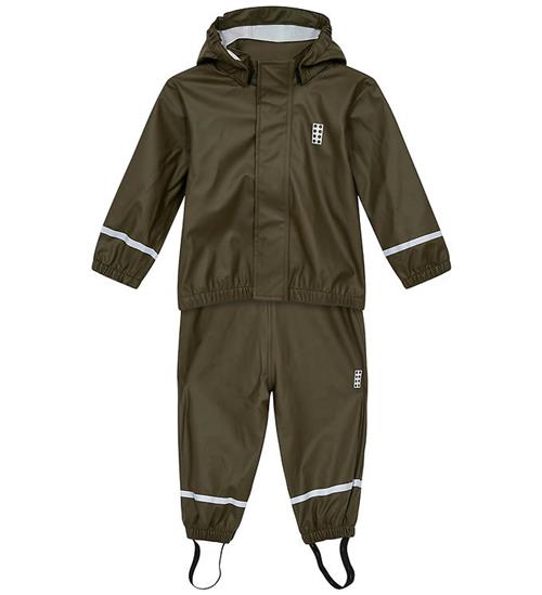 LEGOÂ® Wear Regntøj m. Seler - LWJivan 200 - Grøn
