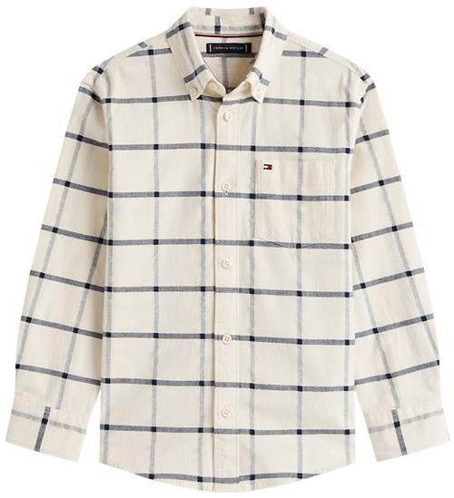 Tommy Hilfiger Skjorte - Window Pane Check - White