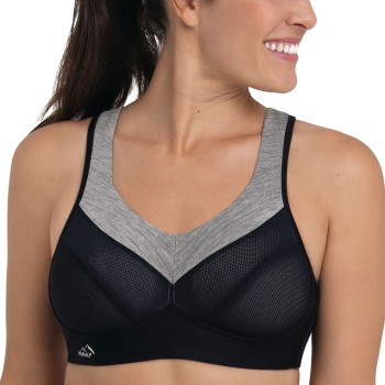Anita Bh Active Wool Sport Bra Sort C 80 Dame