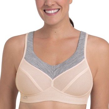 Anita Bh Active Wool Sport Bra Rosa/Grå G 80 Dame
