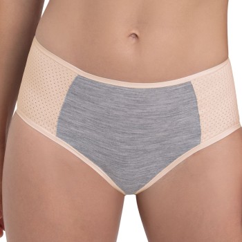 Anita Trusser Sports High Waist Panty Plus Rosa/Grå 46 Dame