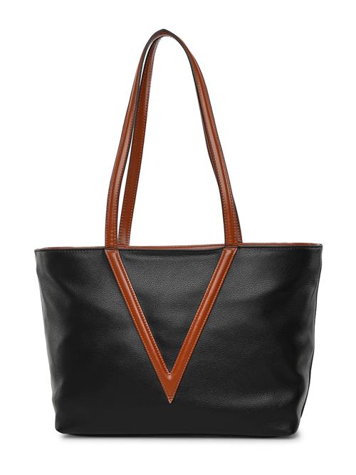 VALENTINO Skuldertaske 'STELLA'  cognac / sort