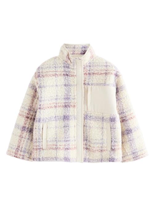 Next Fleecejakke  ecru / lilla / pink