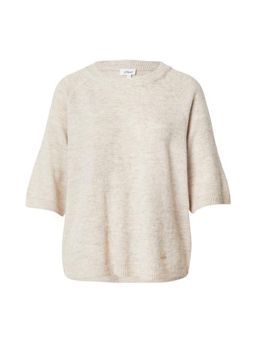s.Oliver Pullover  beige-meleret