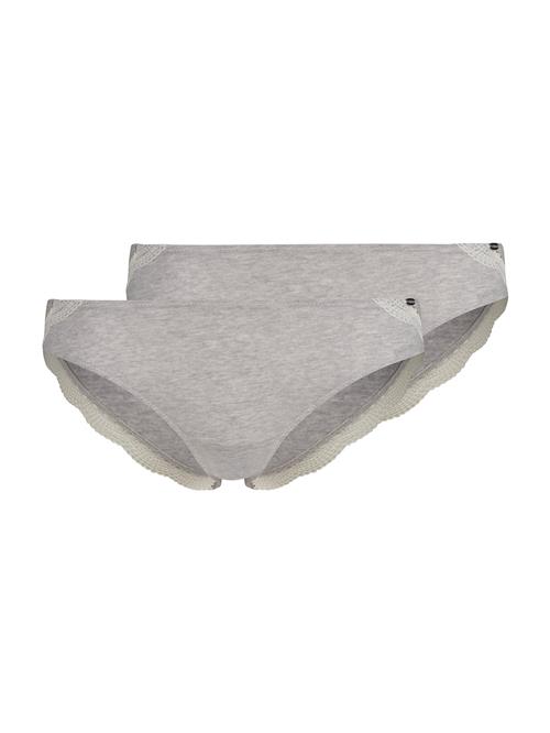 Skiny Slip 'Rio'  grå-meleret / offwhite