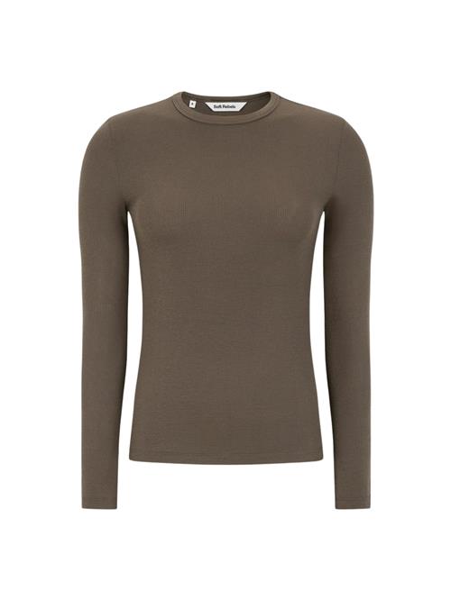 Soft Rebels Shirts 'Fenja'  mørkebrun