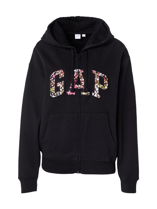 GAP Sweatjakke 'HERITAGE'  pastelblå / oliven / lys pink / sort