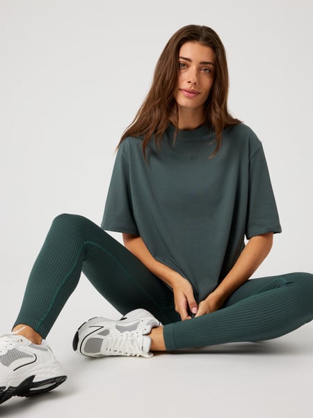 Björn Borg Studio Oversized T-shirt Grøn, XS