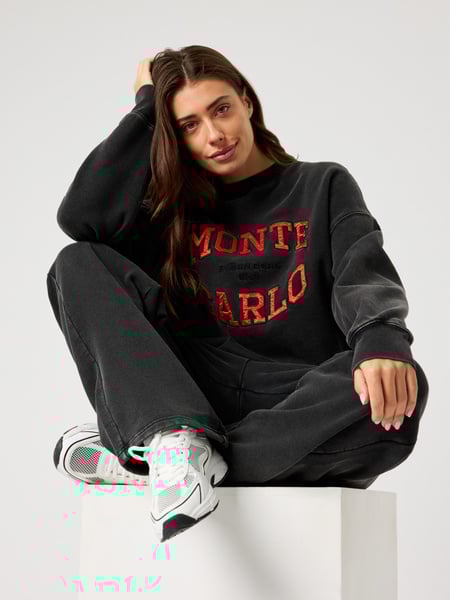Björn Borg Studio Oversized Sweatshirt Sort, M
