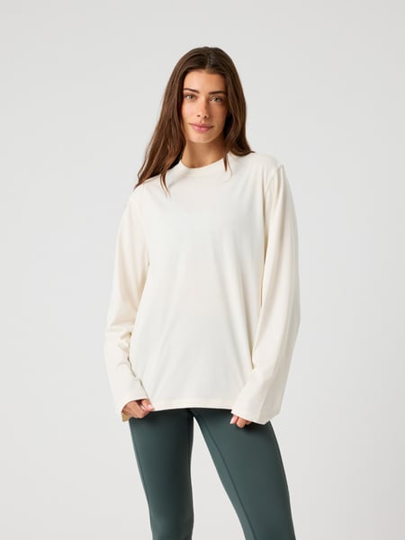 Björn Borg Studio Oversized Longsleeve T-shirt Hvid, M