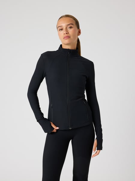 Björn Borg Studio Premium Ribbed Midlayer Sort, M