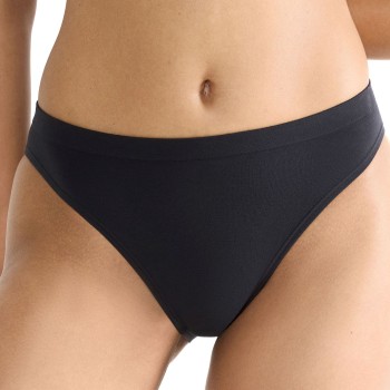 Sloggi Trusser 2P GO Sense High Leg Briefs Sort modal X-Large Dame