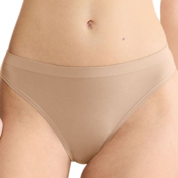 Sloggi Trusser 2P GO Sense High Leg Briefs Beige modal Medium Dame