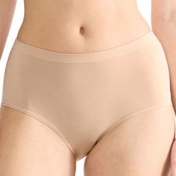 Sloggi Trusser 2P GO Sense High Waist Briefs Beige modal XX-Large Dame