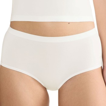 Sloggi Trusser 2P GO Sense High Waist Briefs Elfenben modal Large Dame