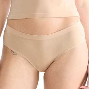 Sloggi Trusser 2P GO Sense Hipster Briefs Beige modal Small Dame