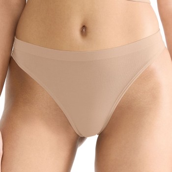 Sloggi Trusser 2P GO Sense Tanga Briefs Beige modal XX-Large Dame