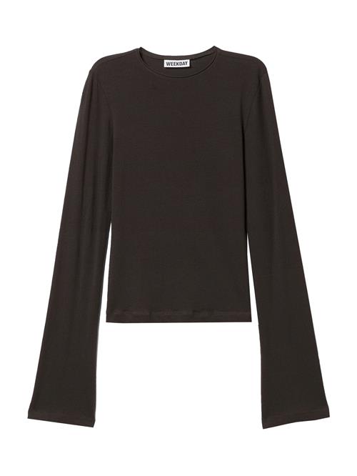 WEEKDAY Shirts 'Violet'  mørkebrun
