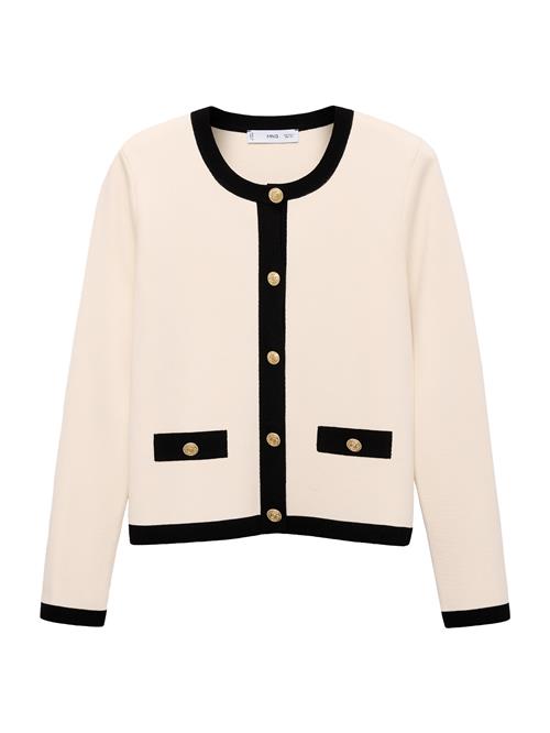 MANGO Cardigan 'PIA'  beige / sort