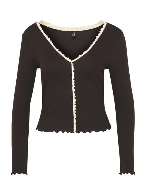 Only Petite Shirts 'ONLLAILA'  choko / hvid