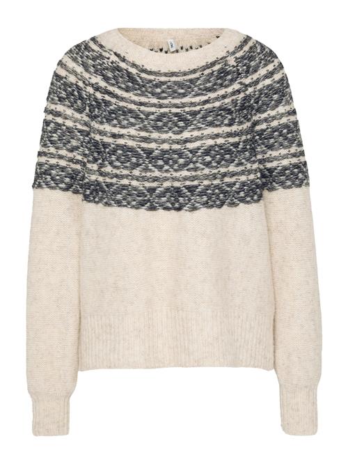 Only Tall Pullover 'ONLSIDONA'  beige-meleret / blå-meleret / gran