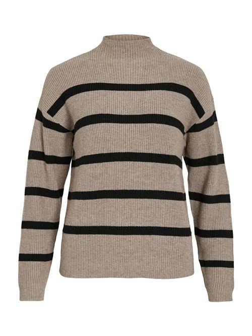 VILA Pullover 'VIRIL'  taupe / sort