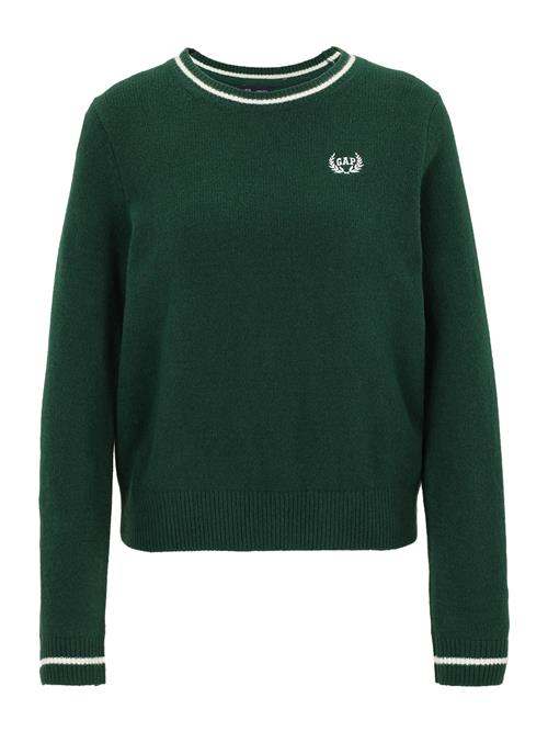 Gap Petite Pullover  mørkegrøn / hvid