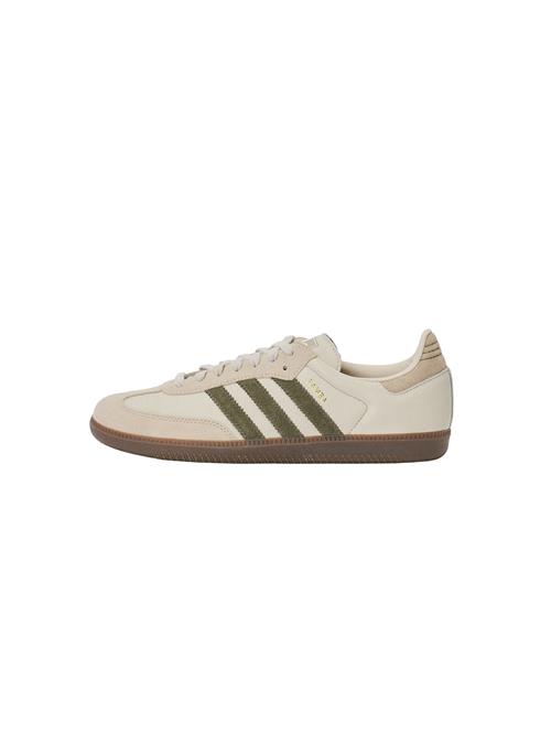 ADIDAS ORIGINALS Sneaker low 'SAMBA'  ecru / lysebeige / guld / oliven