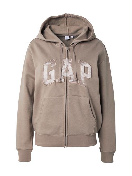 GAP Sweatjakke 'Heritage'  brun-meleret