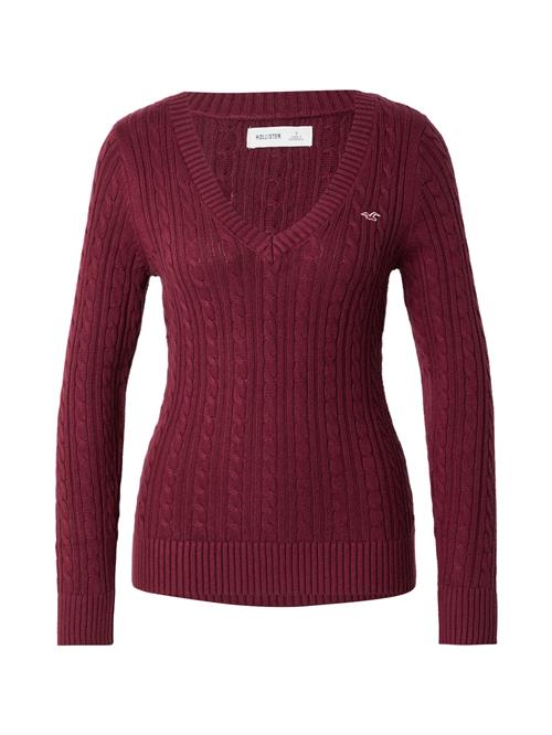 HOLLISTER Pullover  burgunder