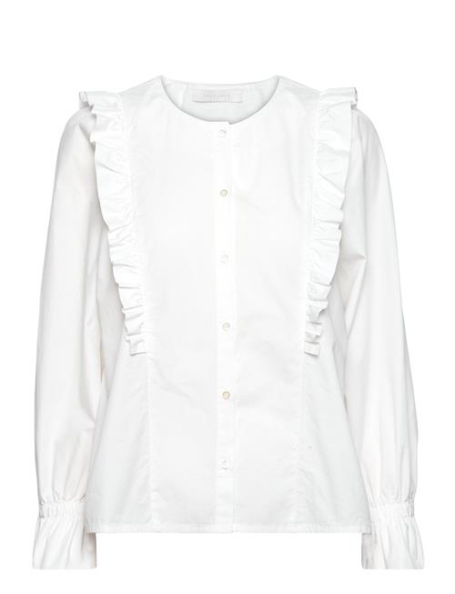 Belinda Blouse Paper Touch Naja Lauf White