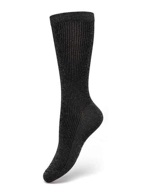 Magda Shimmery Socks Swedish Stockings Black