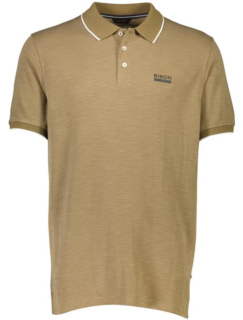 Se Bison Poloshirt hos Tøjeksperten