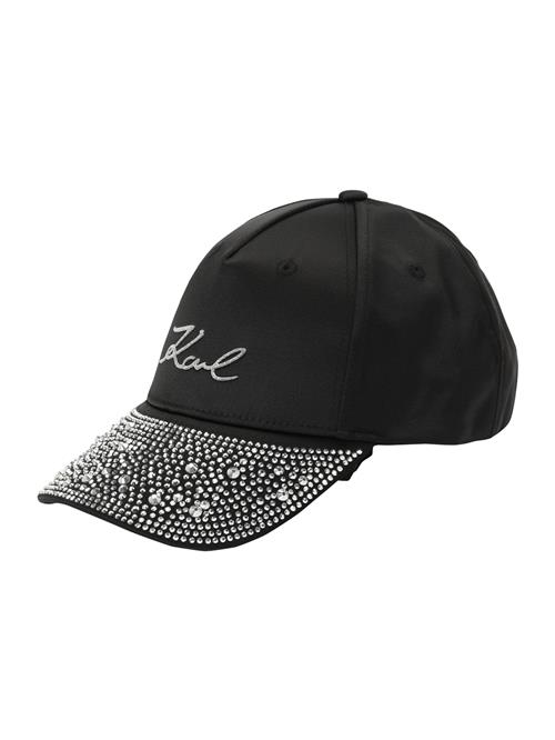 Karl Lagerfeld Hætte  sort / sølv