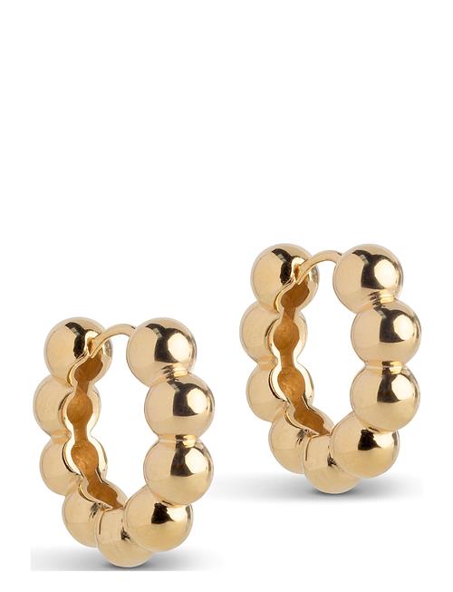 Hoops, Ball Chunky Enamel Copenhagen Gold