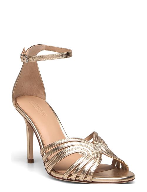 Allie Metallic Multistrap Sandal Lauren Ralph Lauren Gold