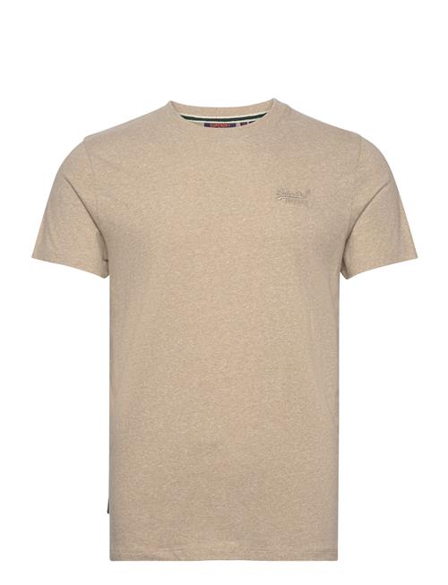 Vintage Logo Emb Tee Superdry Beige