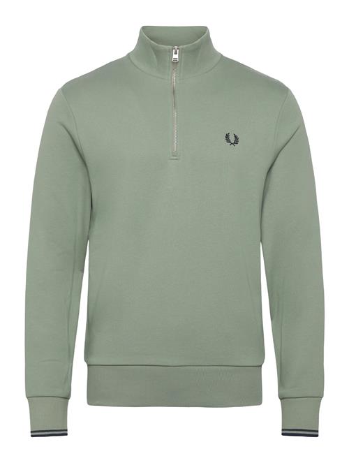 Half Zip Sweatshirt Fred Perry Khaki