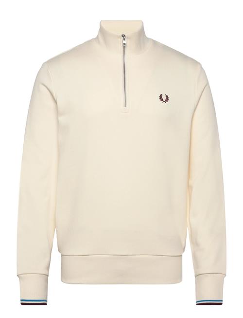 Half Zip Sweatshirt Fred Perry Cream