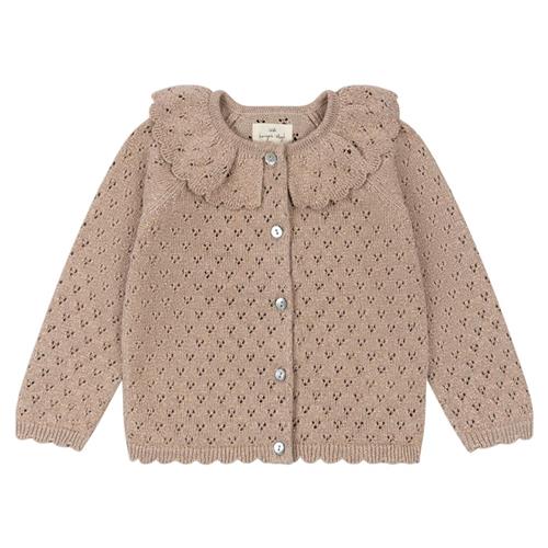 Konges Sløjd Holiday Knit Cardigan Creme 2 Y  Creme  2 år  kvinde